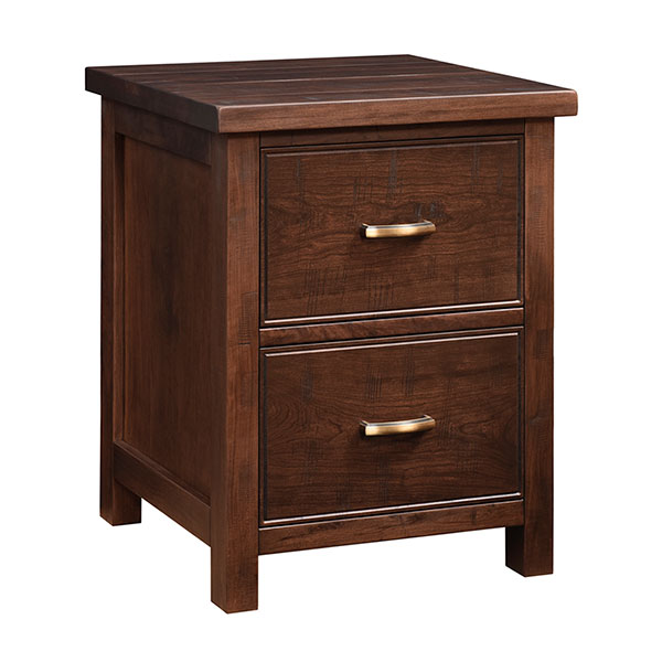 two drawer nightstand