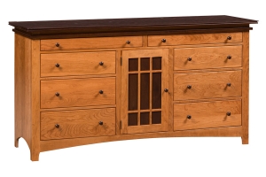triple dresser with tray