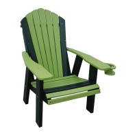 poly adirondack chair with cupholder