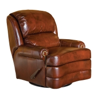 upholstered swivel glider reclining chair